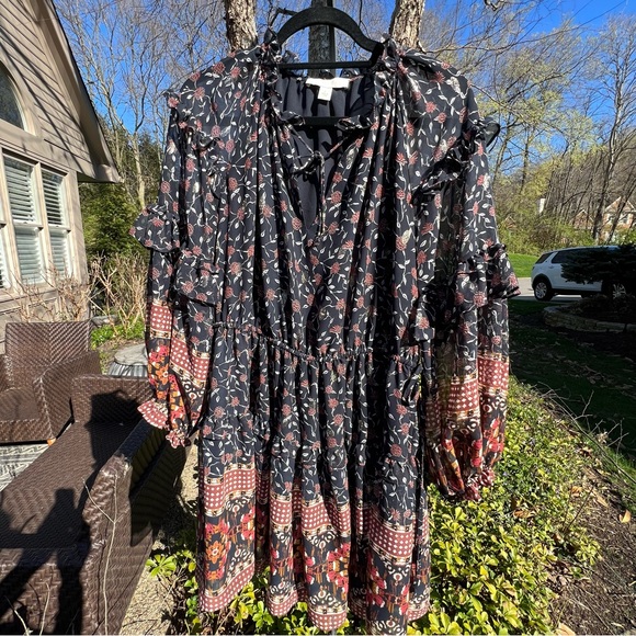 Navy dress -size Large - Picture 1 of 9